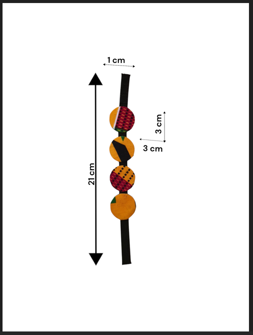 Armband aus Wax Stoff