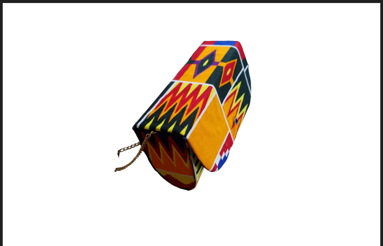 Handtasche aus Wax Stoff