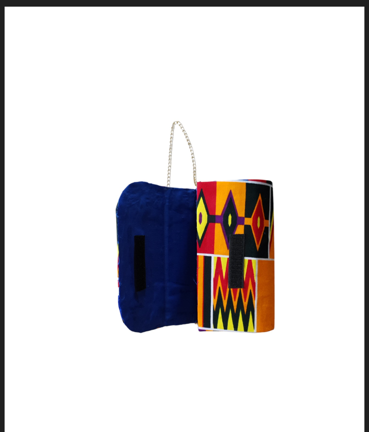 Handtasche aus Wax Stoff