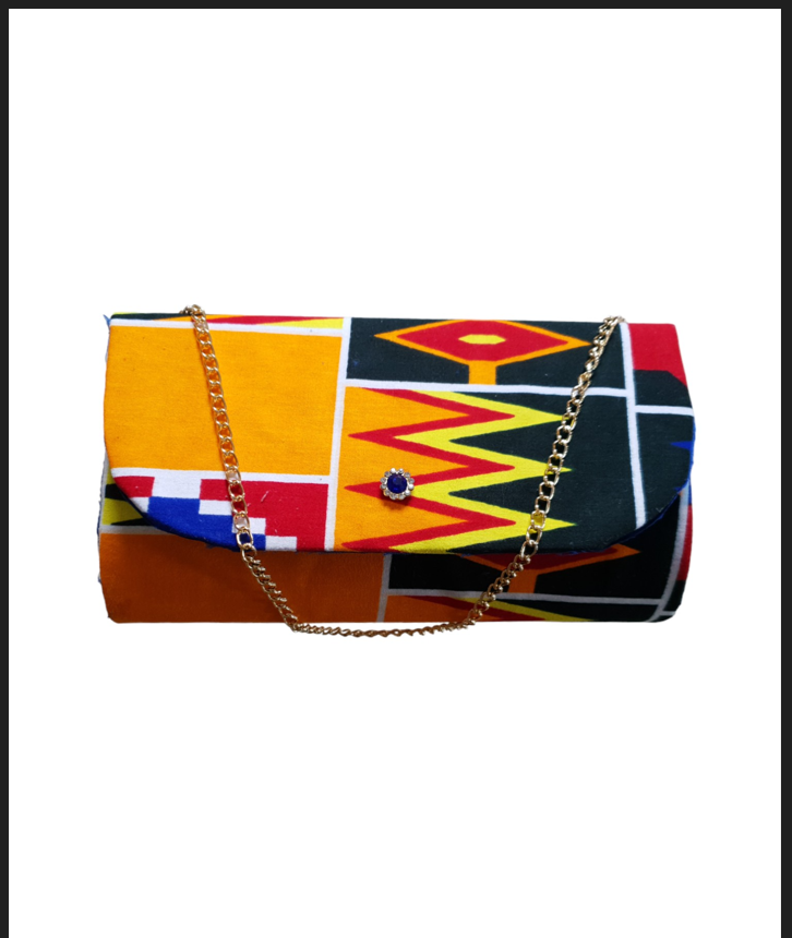 Handtasche aus Wax Stoff