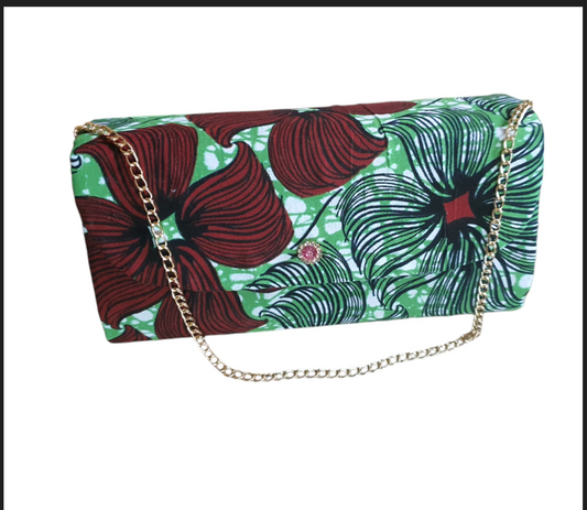 Handtasche aus Wax Stoff