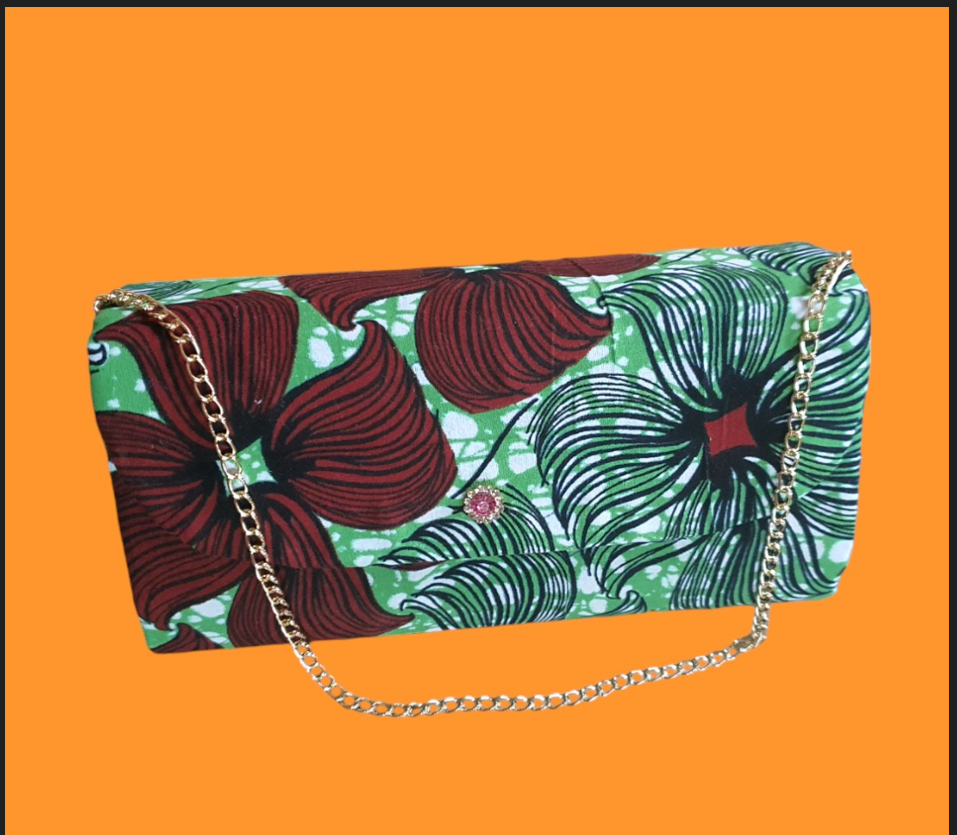 Handtasche aus Wax Stoff
