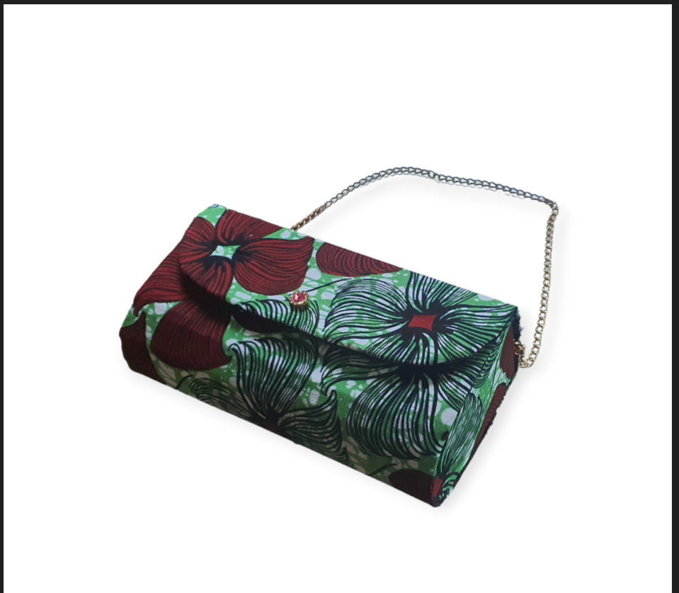 Handtasche aus Wax Stoff