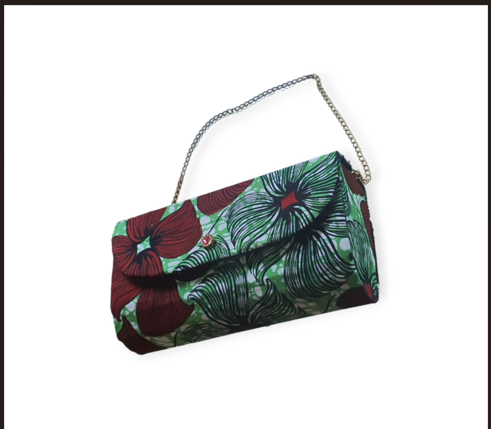 Handtasche aus Wax Stoff