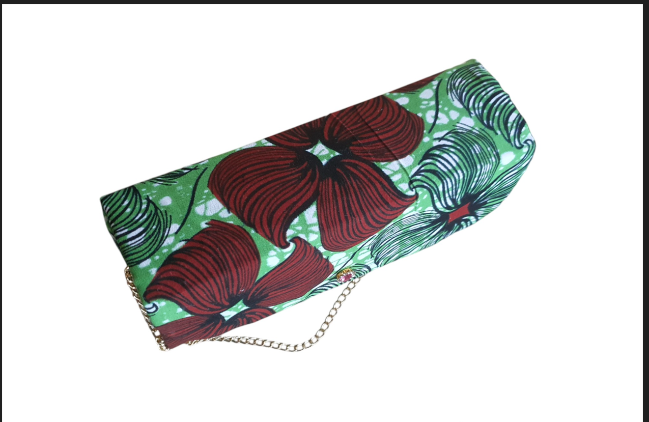 Handtasche aus Wax Stoff