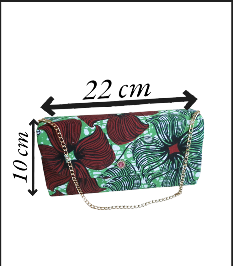 Handtasche aus Wax Stoff